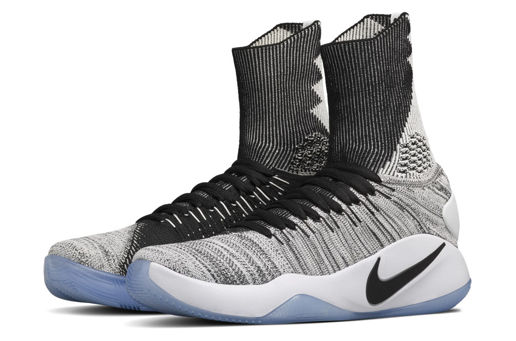 Nike hyperdunk outlet flyknit grey