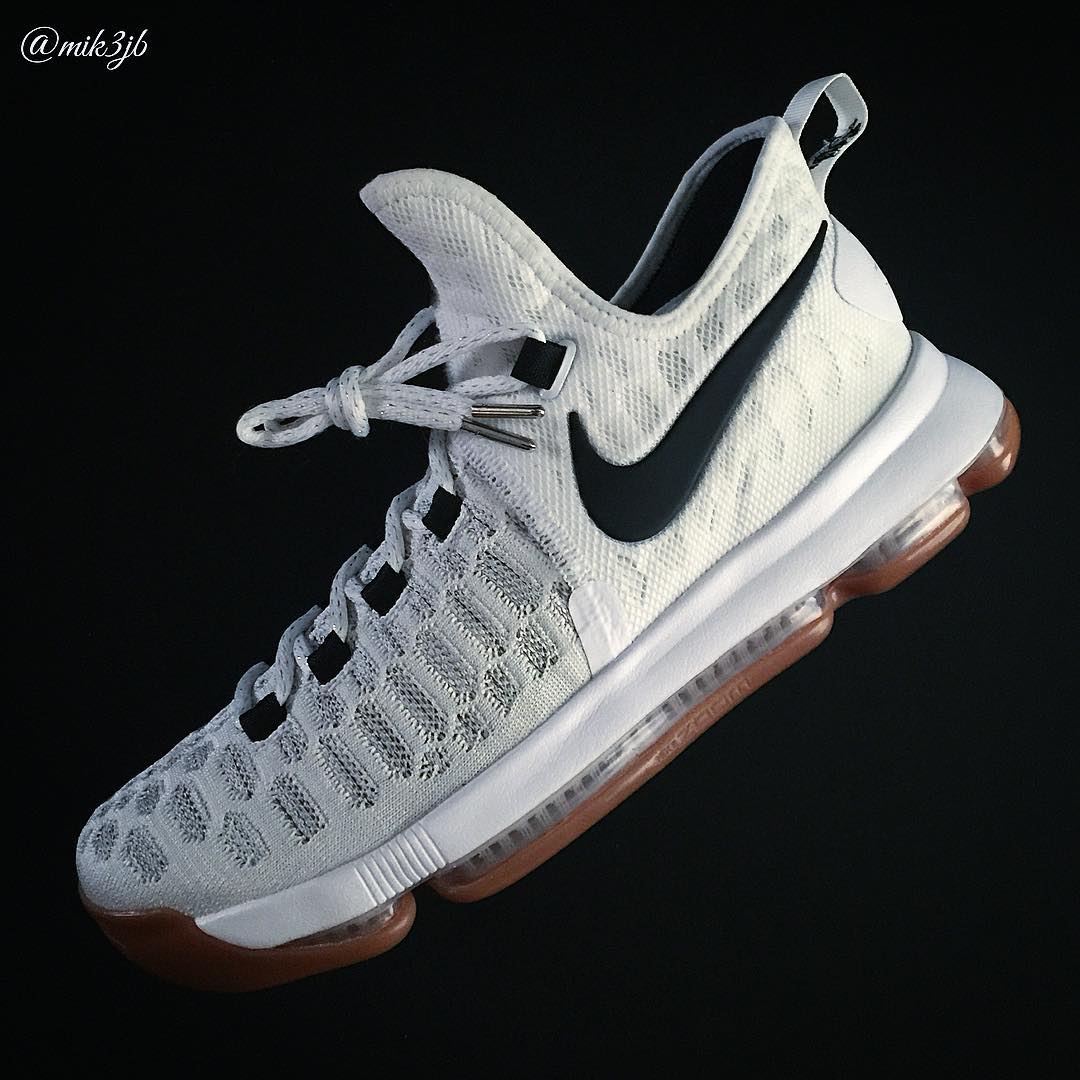 Nike iD KD 9 White/Black Gum