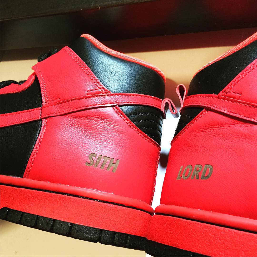 NIKEiD Dunk High &quot;Sith Lord&quot;