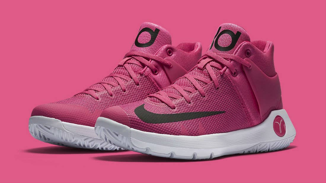 Nike KD Trey 5 IV Think Pink Breast Cancer Kay Yow Main 844573 606