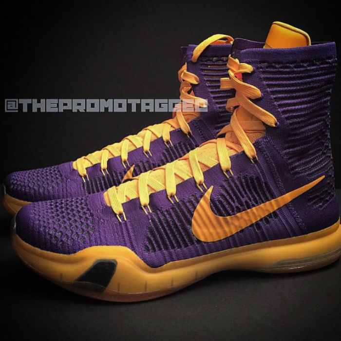 Nike Kobe 10 Elite High &quot;Lakers&quot; Sample (2015)