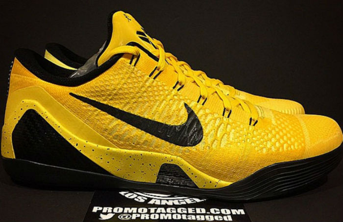 Nike Kobe 9 Elite Low Yellow/Black Sample (2014)