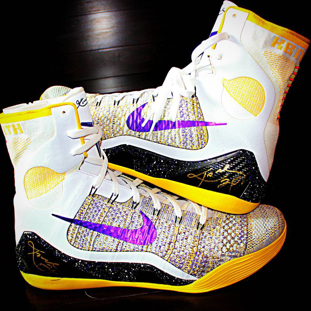 Nike Kobe 9 Elite &quot;Multicolor Lakers&quot; Sample (2014)