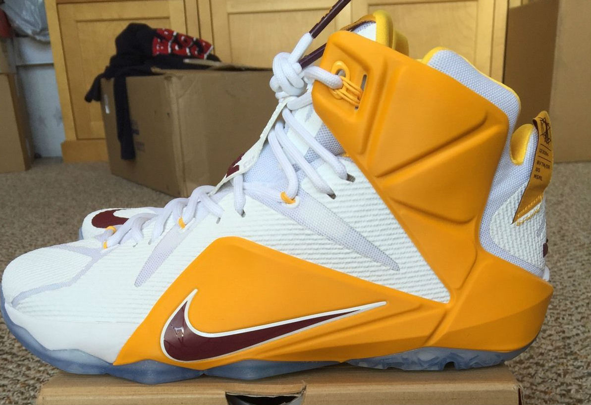 Nike LeBron 12 &quot;Christ The King Home&quot; Sample (2014)