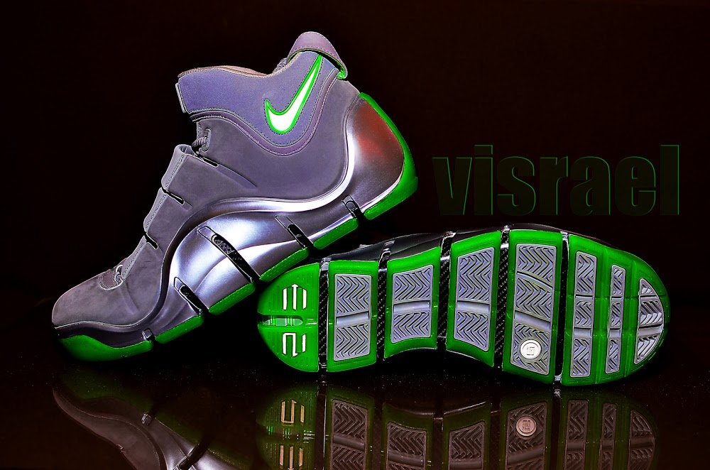 Nike LeBron 4 &quot;Gunmetal Dunkman&quot; Sample (2007)