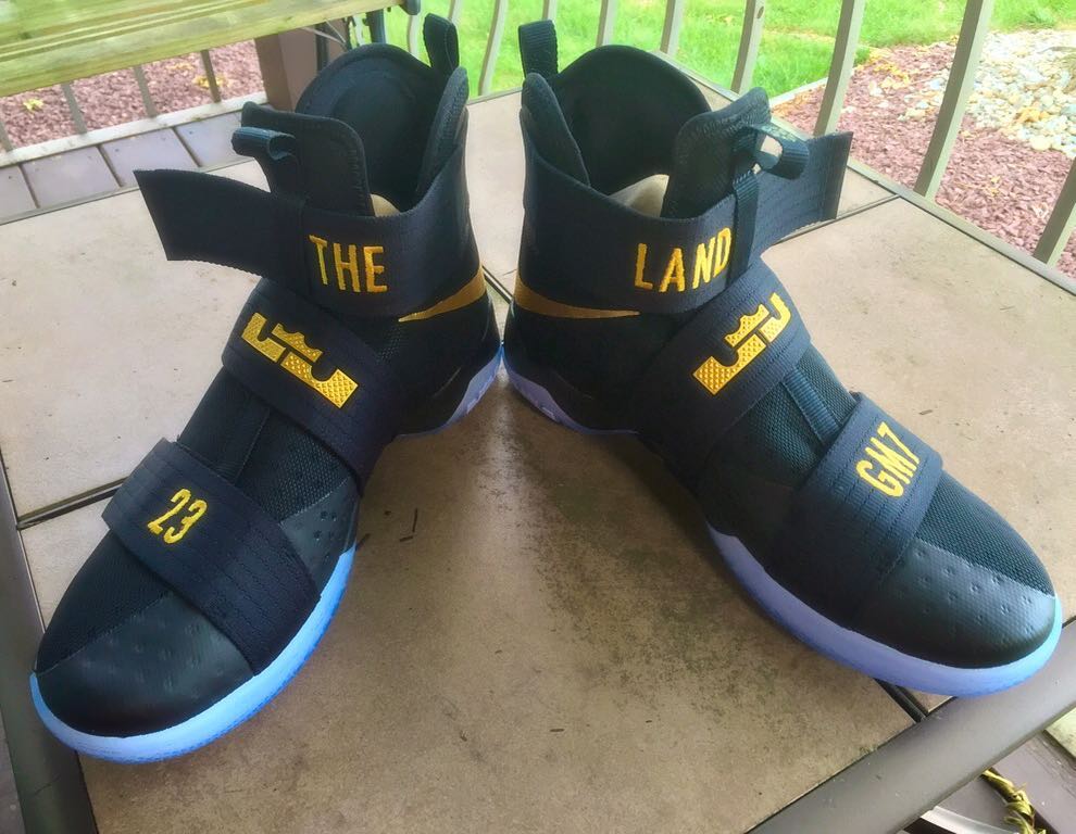 Nike LeBron Soldier 10 Championship iD — The Land