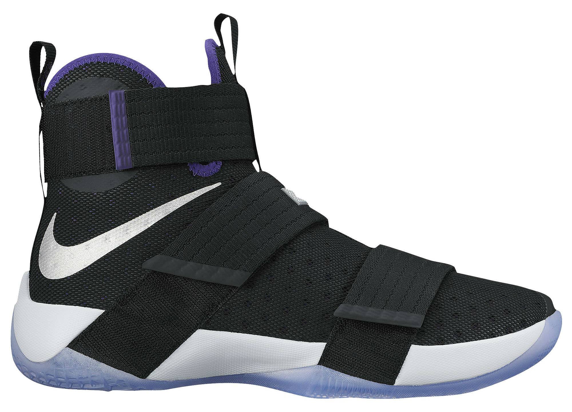 Nike LeBron Soldier 10 Space Jam Black/Purple Side 844374 008