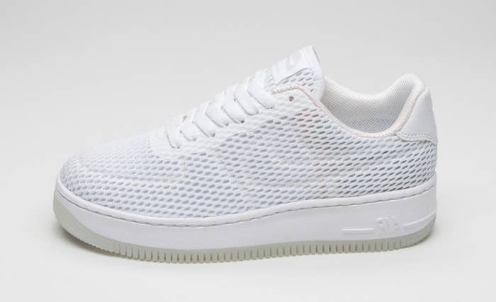 Nike Air Force 1 Low Upstep BR White on White