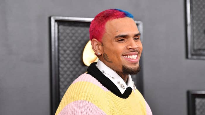 Chris Brown attends the 62nd Annual GRAMMY Awards