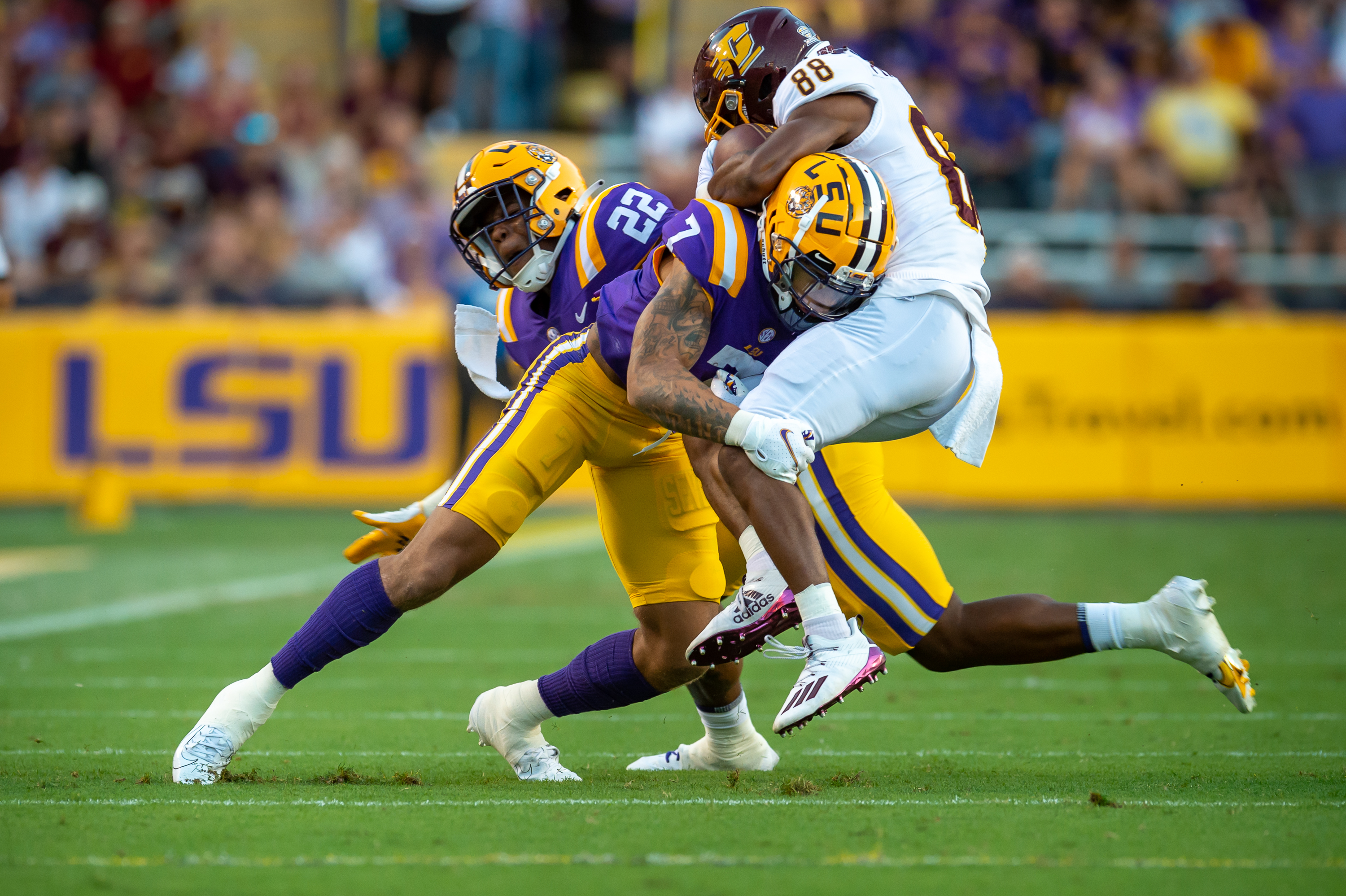 Derek Stingley LSU Central Michigan 2021