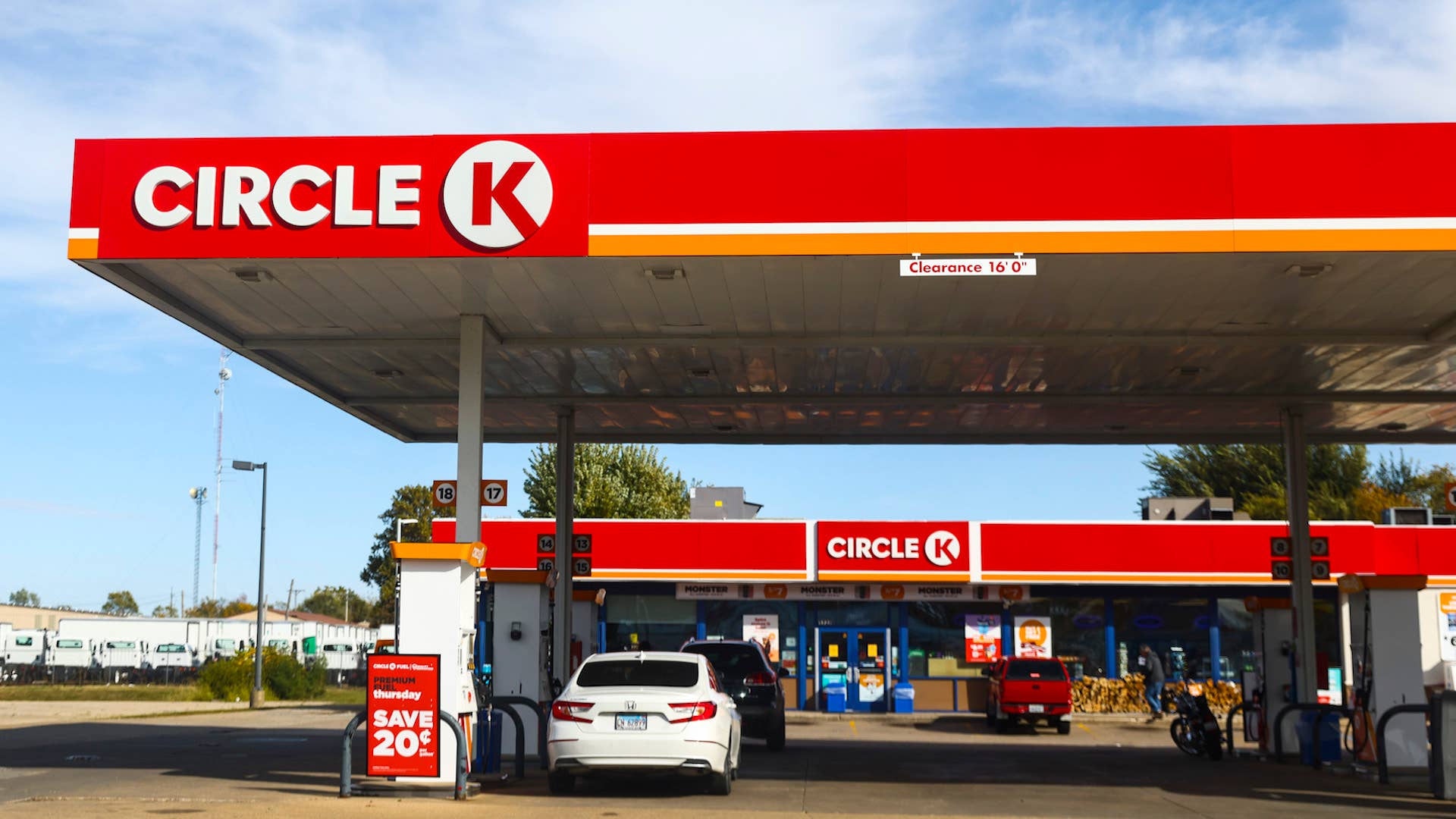 Circle K petrol station is seen in Illinois, United States