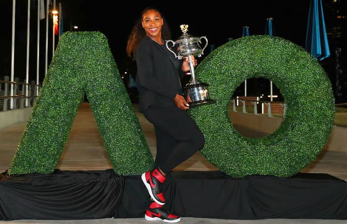 Serena Williams NikeCourt Flare AJ1 Banned