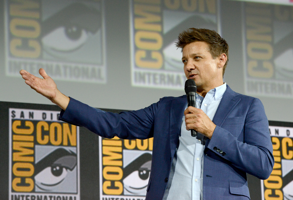 Jeremy Renner at Comic Con 2019
