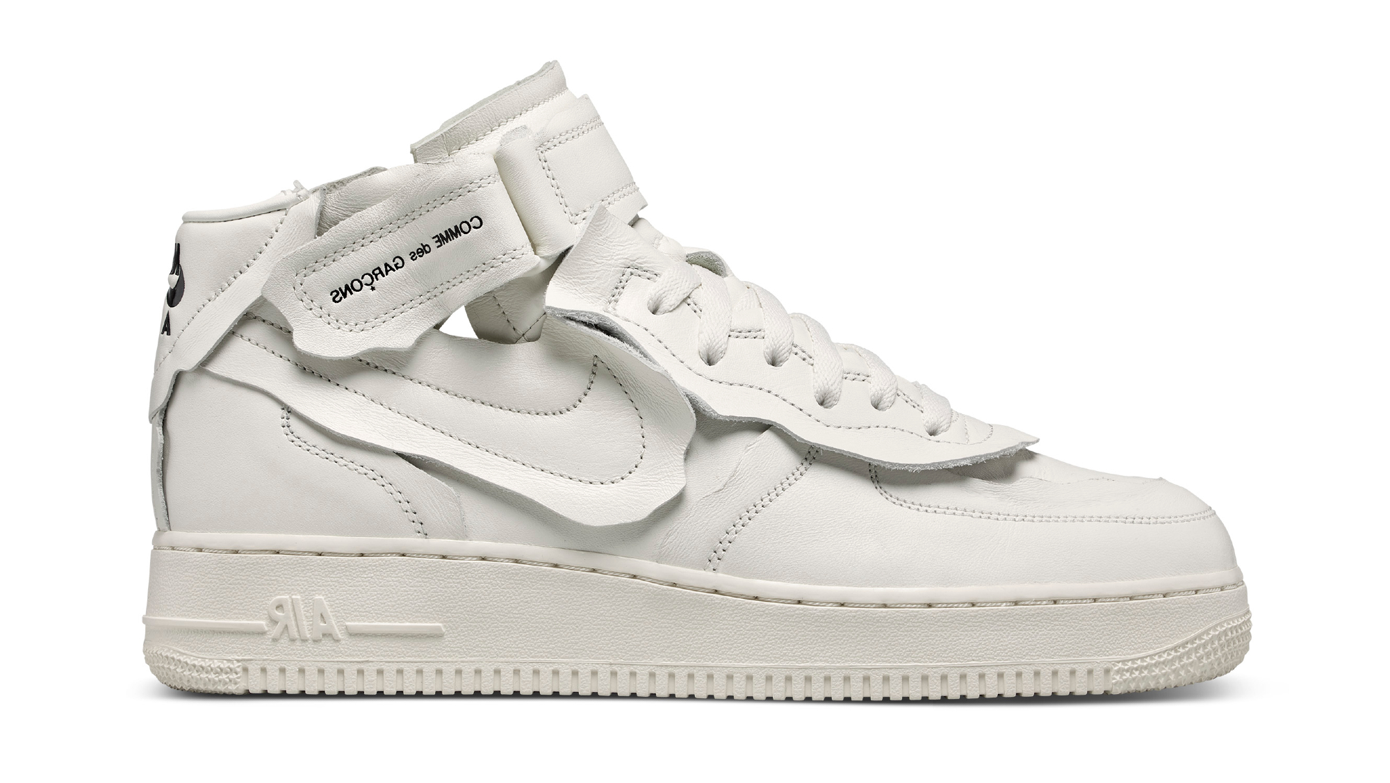 Comme des Garcons x Nike Air Force 1 Mid &#x27;White&#x27; DC3601 100 Release Date