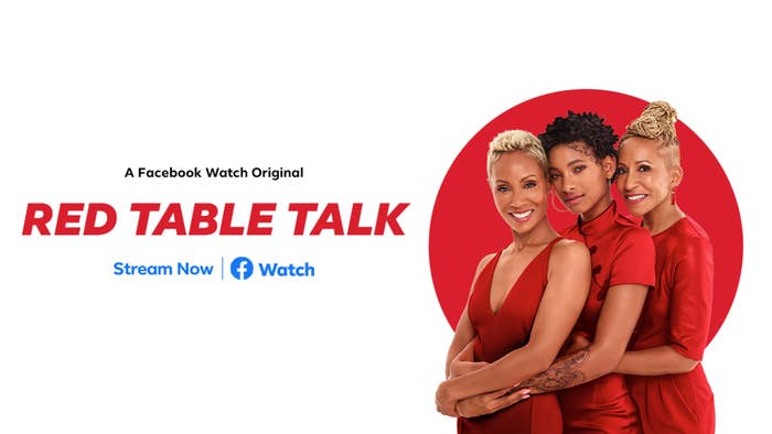 red table talk key art with hosts