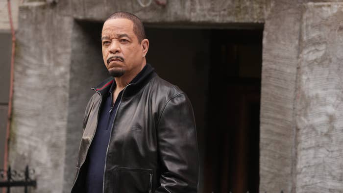 Ice T on the set of &#x27;Law &amp; Order: Special Victims Unit.&#x27;