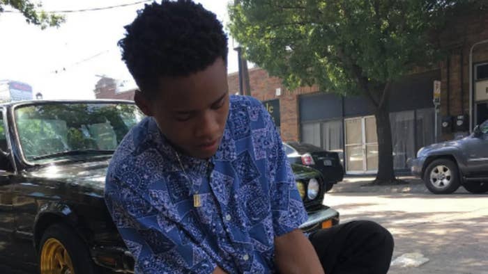 Tay K is pictured in an Instagram post