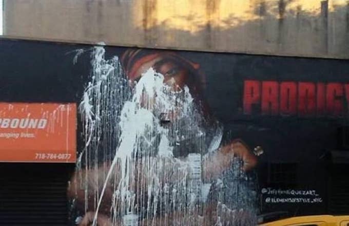 Defaced Prodigy Mural