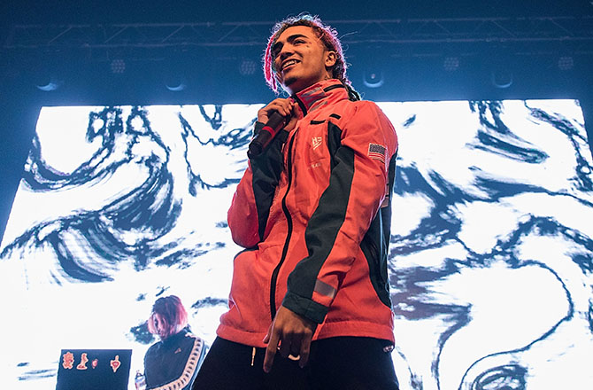 This is a photo of Lil Pump.