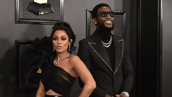 Keyshia Ka&#x27;Oir and Gucci Mane attend the 62nd Annual Grammy Awards at Staples Center