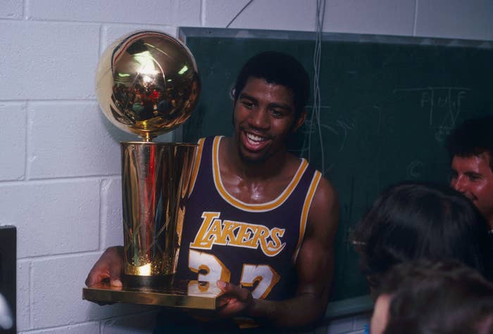 Magic Johnson Lakers 1980