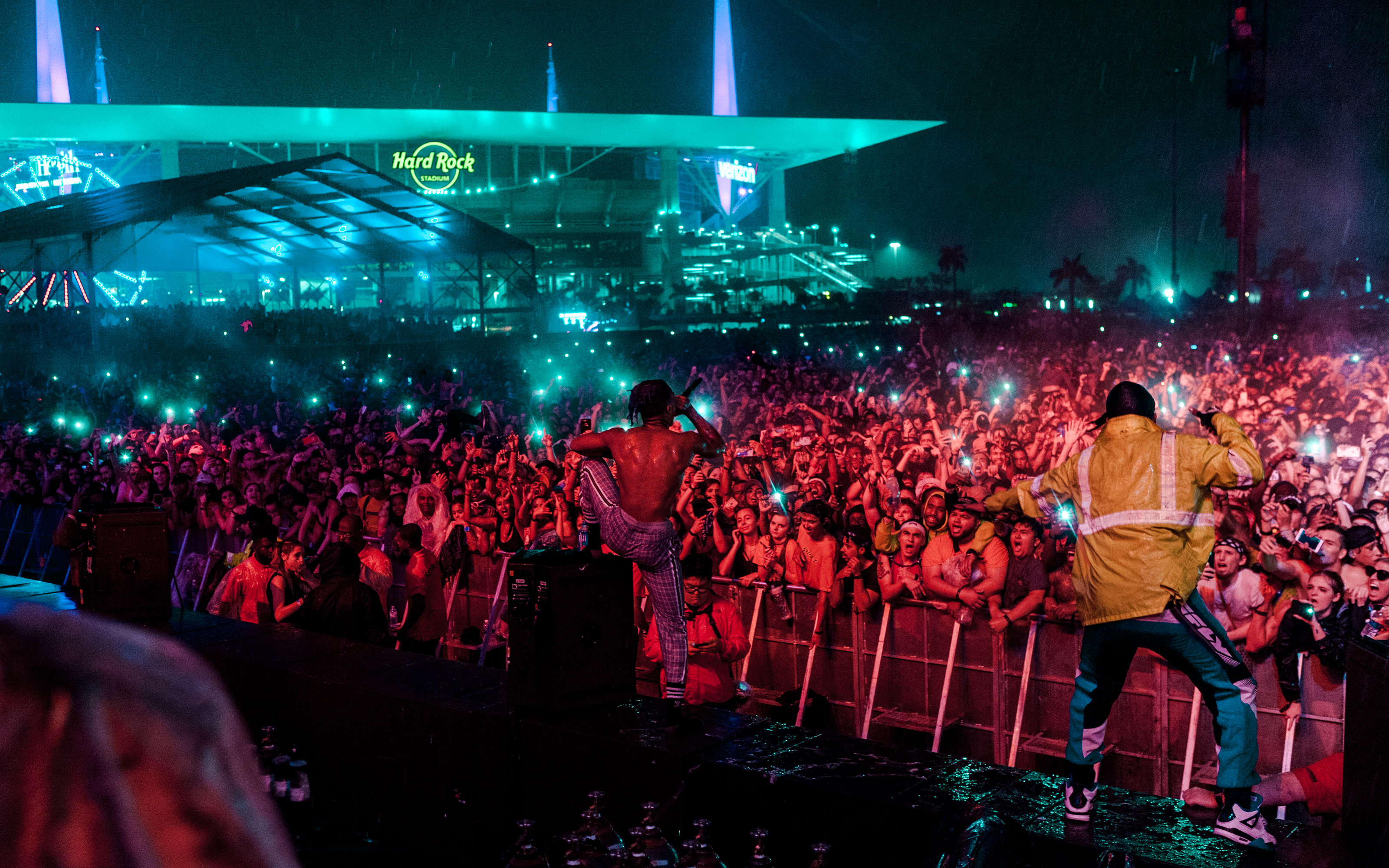 XXXTentacion performing at Rolling Loud.