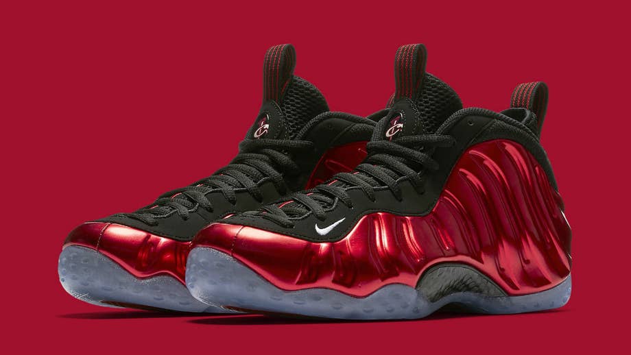 'Metallic Red' Nike Foamposites Release on May 19 Complex