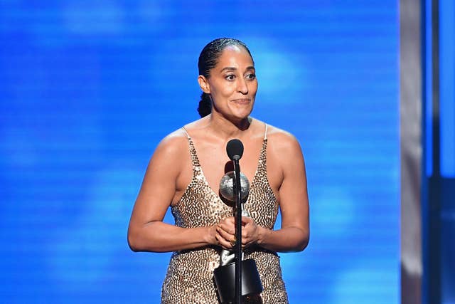 Tracee Ellis Ross accepts the Outstanding Actress in a Comedy Series NAACP Image Award