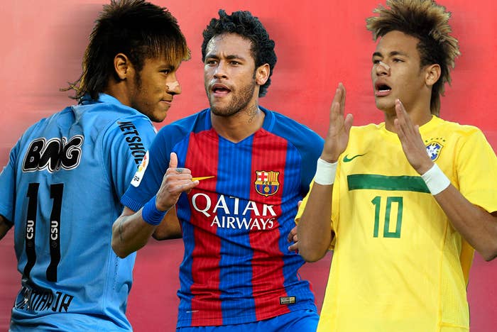 Neymar&#x27;s Best Hair Moments