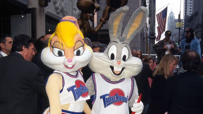 Lola Bunny and Bugs Bunny