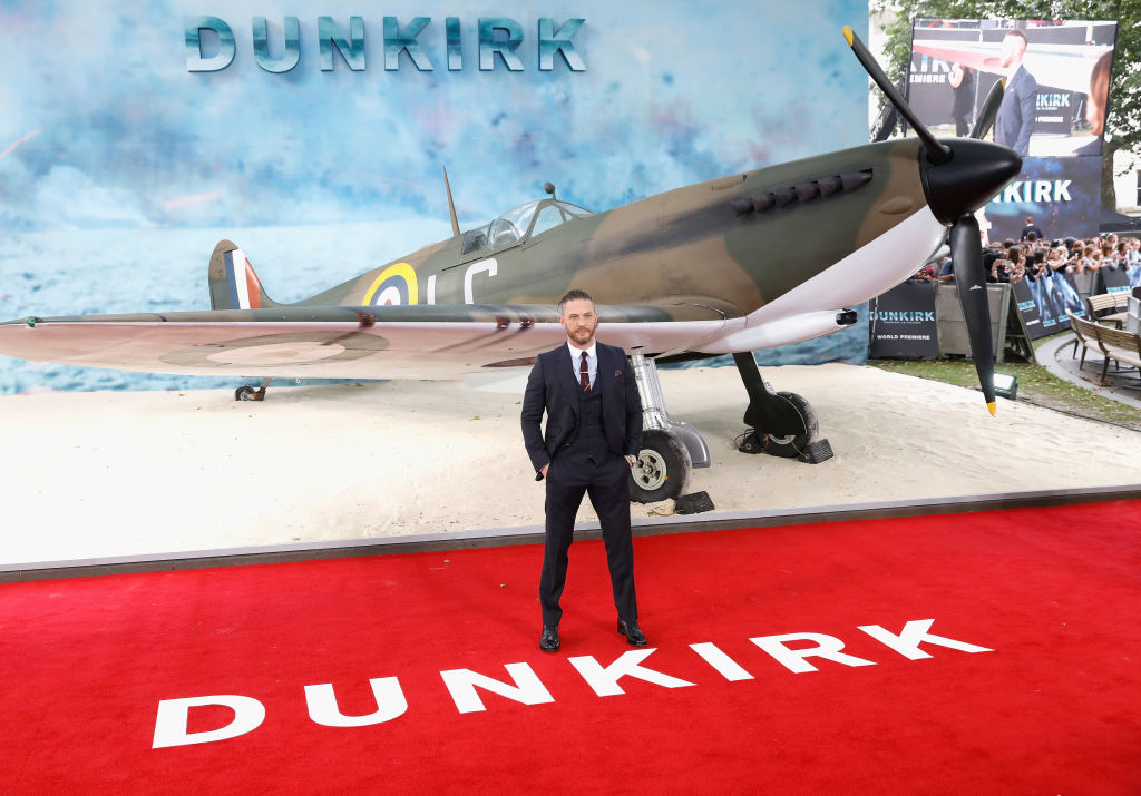 Tom Hardy at an event for Dunkirk