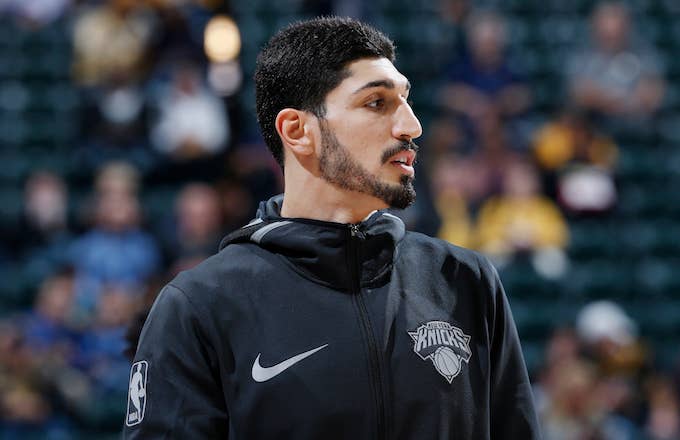 Enes Kanter before a loss to the Pacers.