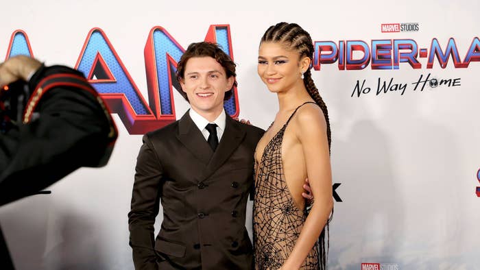 Tom Holland and Zendaya attend Sony Pictures&#x27; &quot;Spider-Man: No Way Home&quot; Los Angeles Premiere