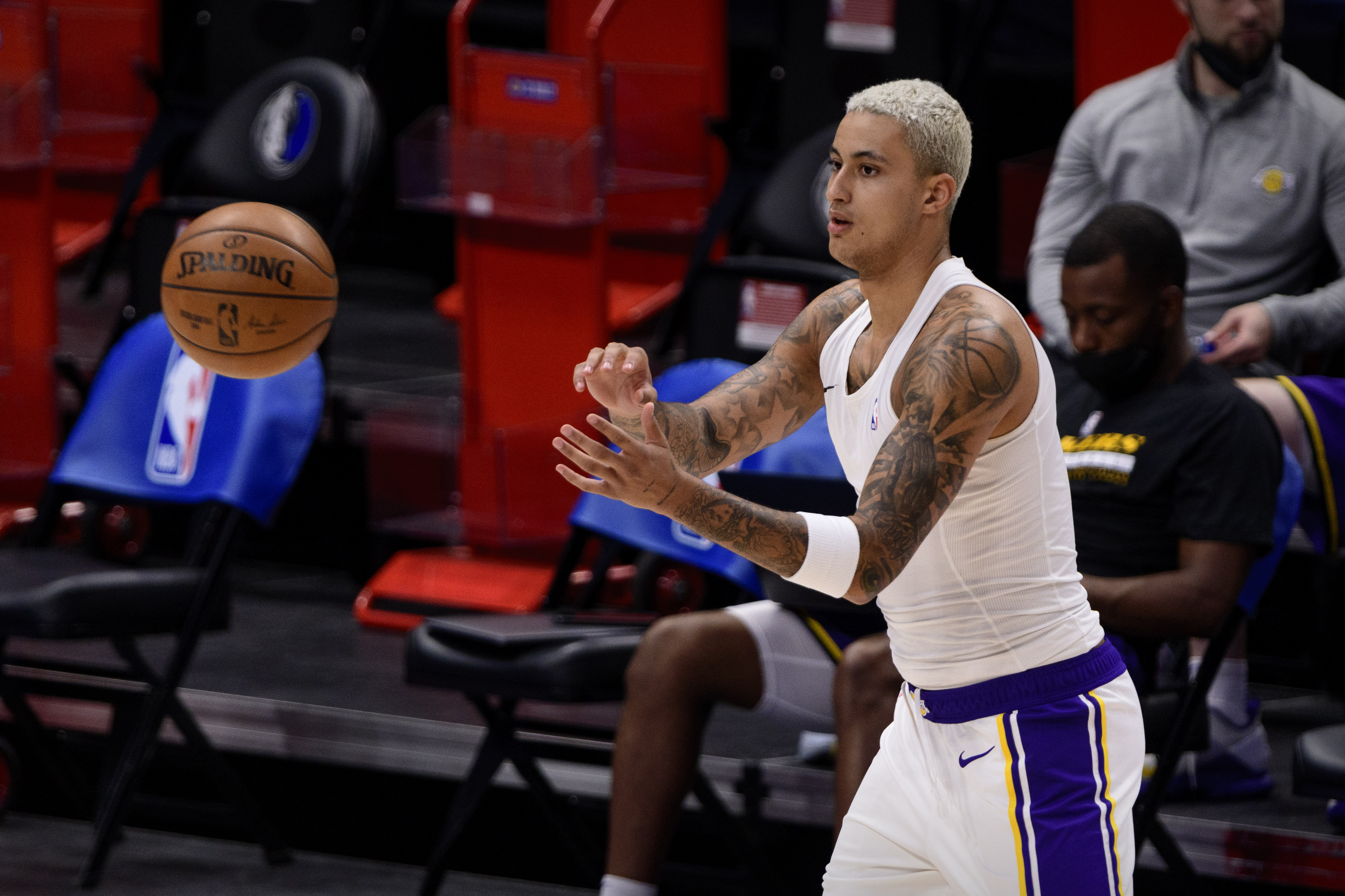 Kyle Kuzma Lakers Mavericks 2021