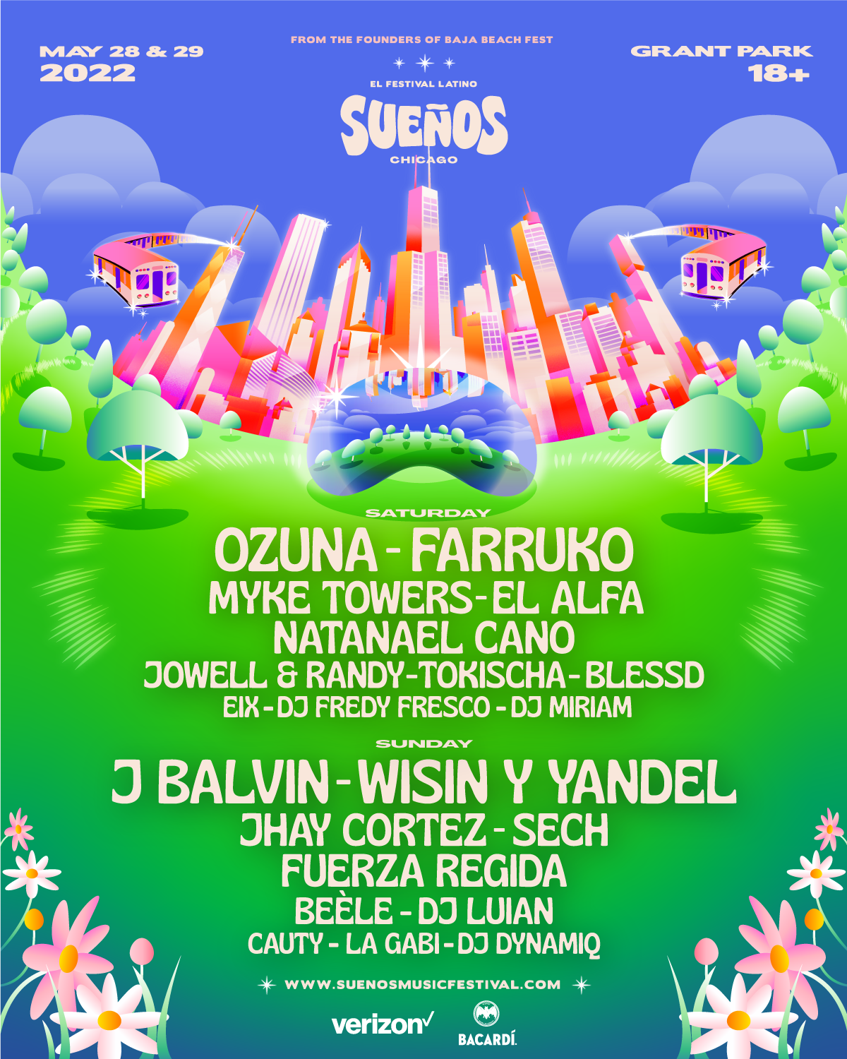 Sueños Music Festival 2022 lineup