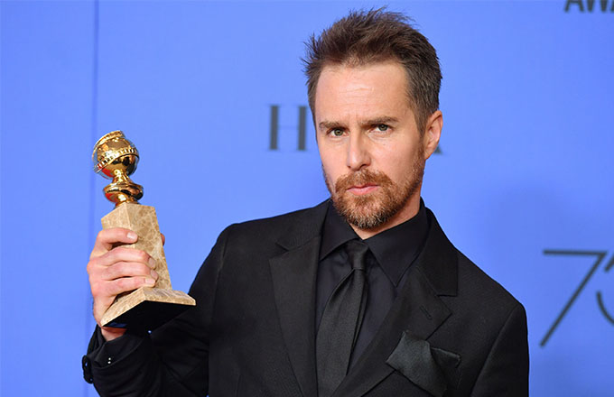 This is a photo of Sam Rockwell.