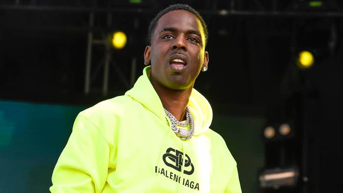 Young Dolph performing at Rolling Loud