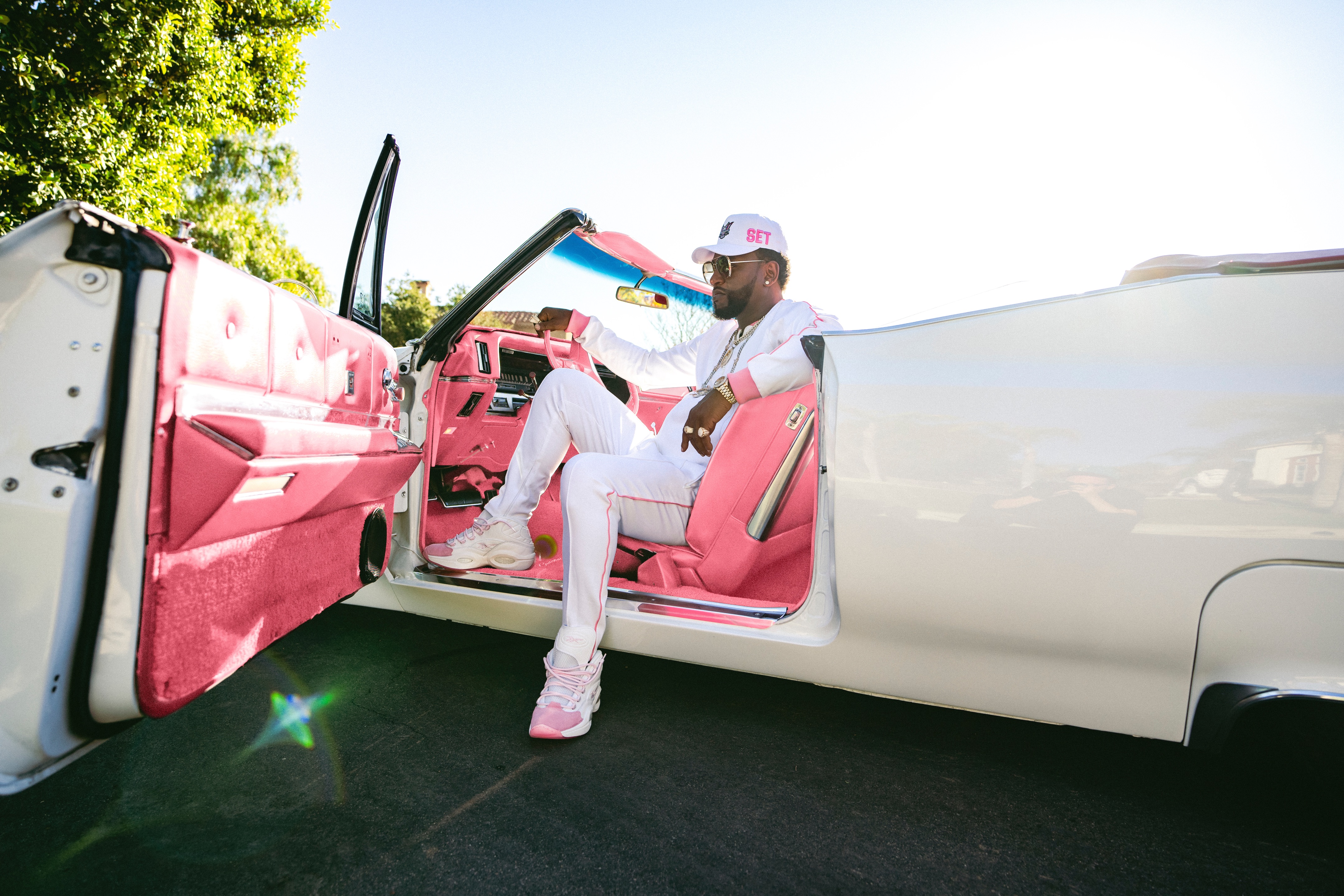 Cam&#x27;ron Reebok Question Mid &#x27;Pink Toe&#x27; Campaign 2