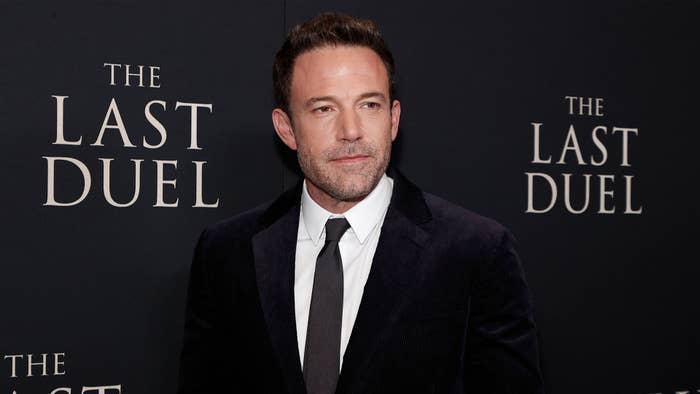Ben Affleck attends &quot;The Last Duel&quot; New York Premiere at Rose Theater at Jazz at Lincoln Center&#x27;s Frederick P. Rose Hall