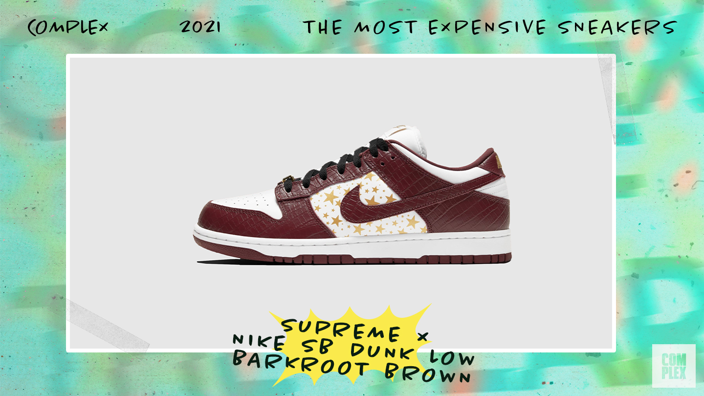 Supreme x Nike SB Dunk Low Barkroot Brown