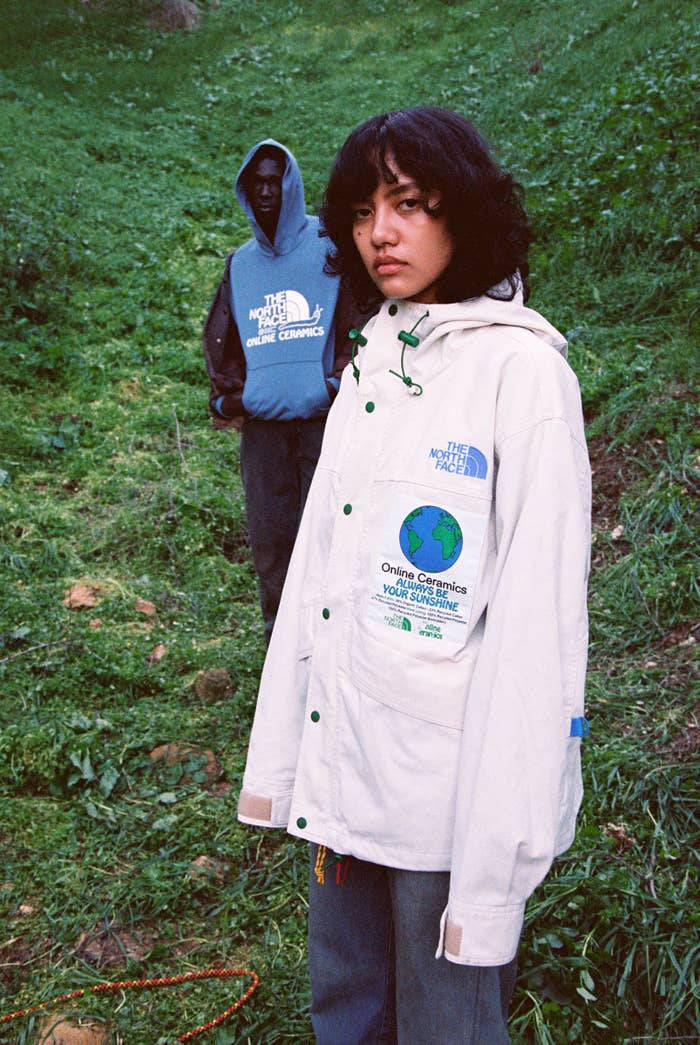 The North Face x Online Ceramics Lookbook Mountain Jacket 1985