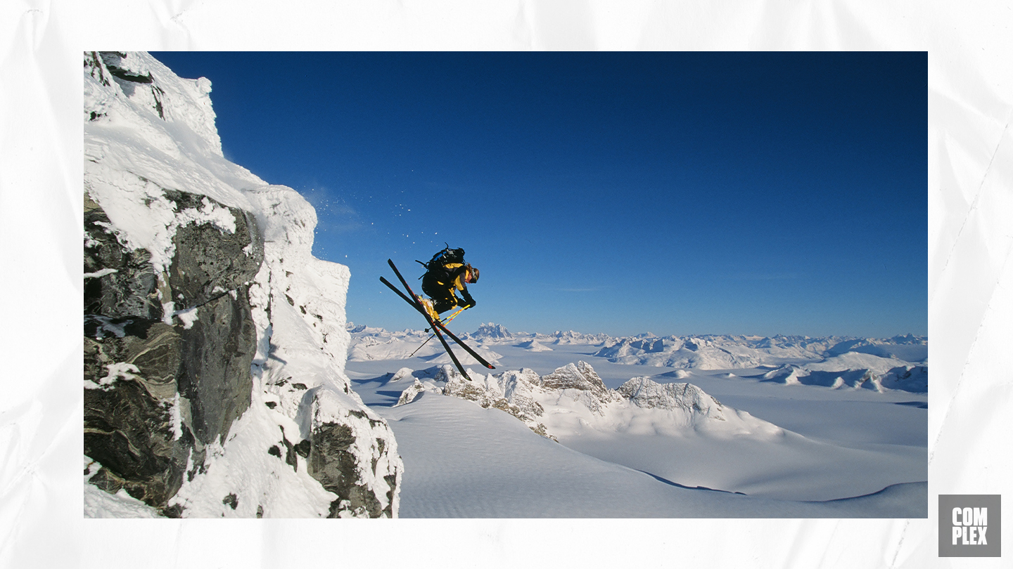 Scot Schmidt Skiing off the Chugach Mountains of Alaska