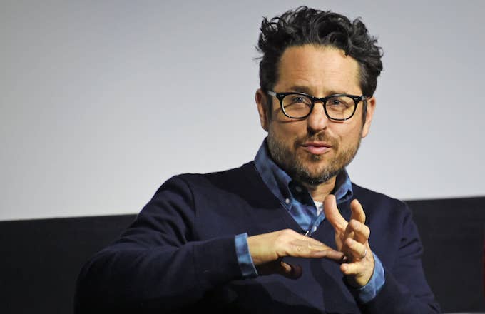 J.J. Abrams speaks on stage at a fan screening of &#x27;The Cloverfield Paradox.&#x27;