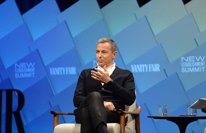 Robert A. Iger speaks onstage at Day 1 of the Vanity Fair New Establishment Summit 2018.