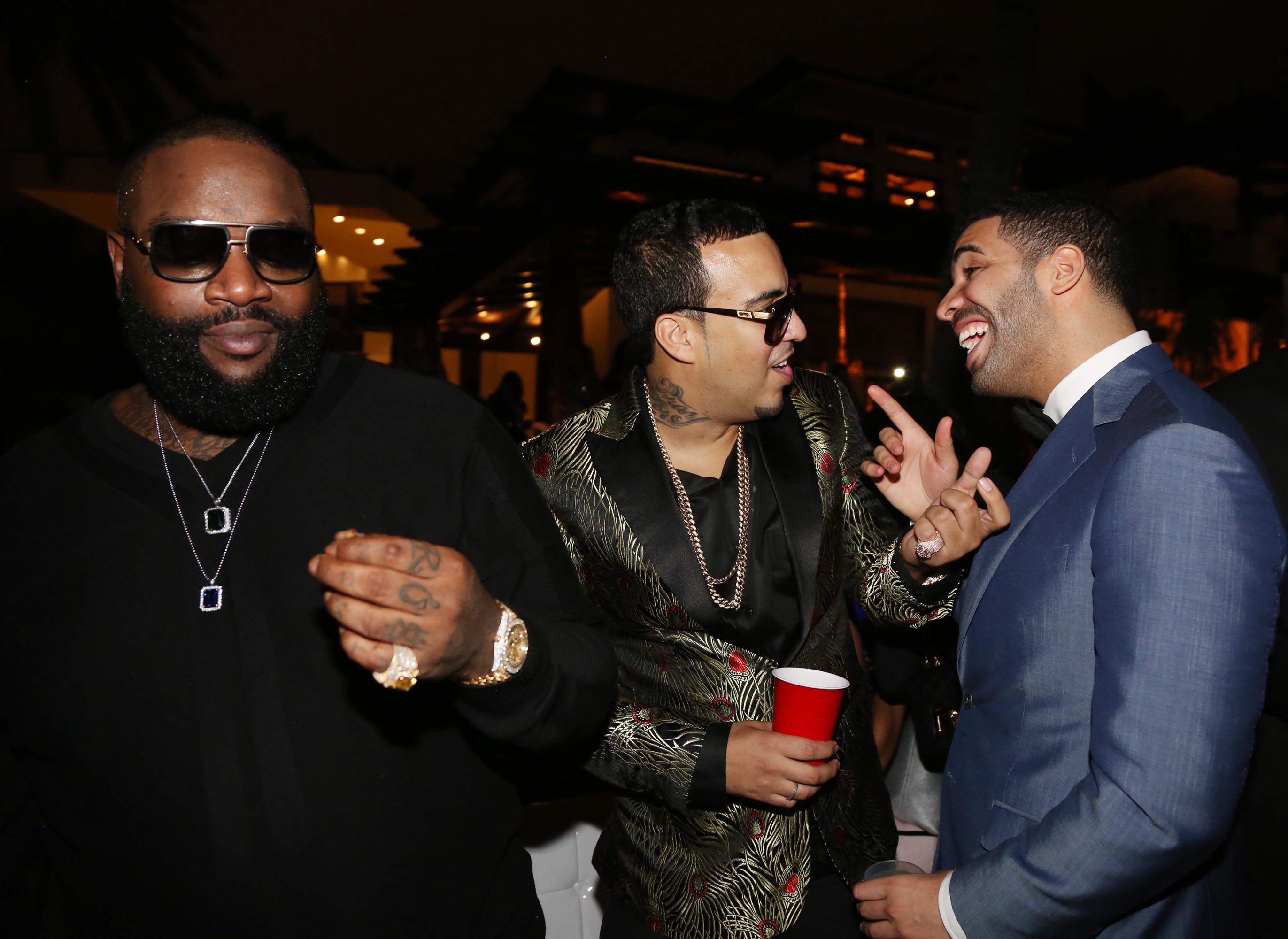 Rick Ross, French Montana, and Drake