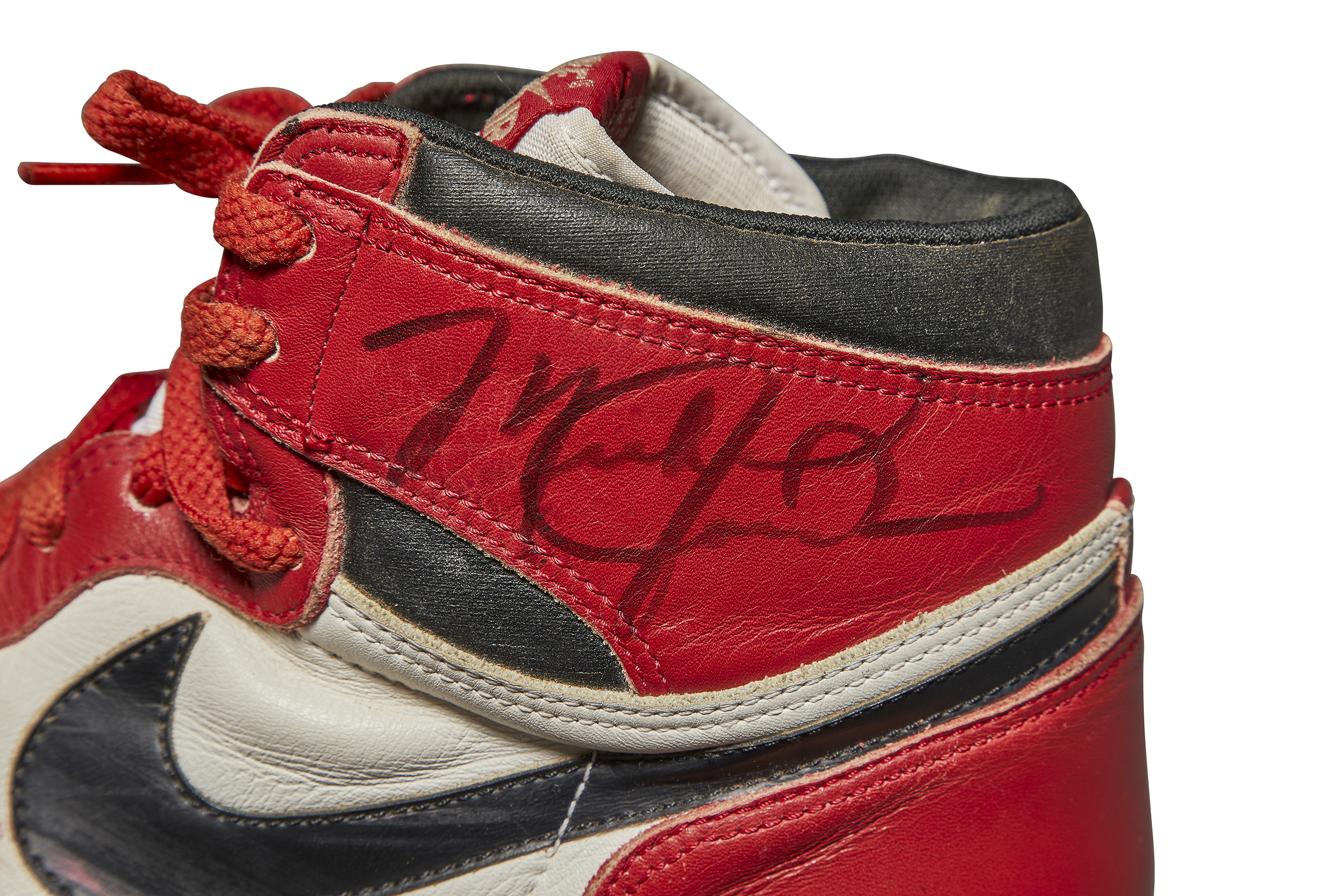Air Jordan V - Autographed Game-Worn Michael Jordan PE 
