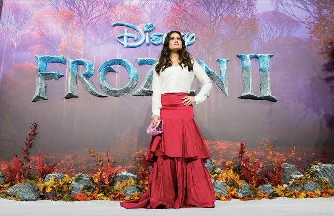 Idina Menzel attends the "Frozen 2" European premiere