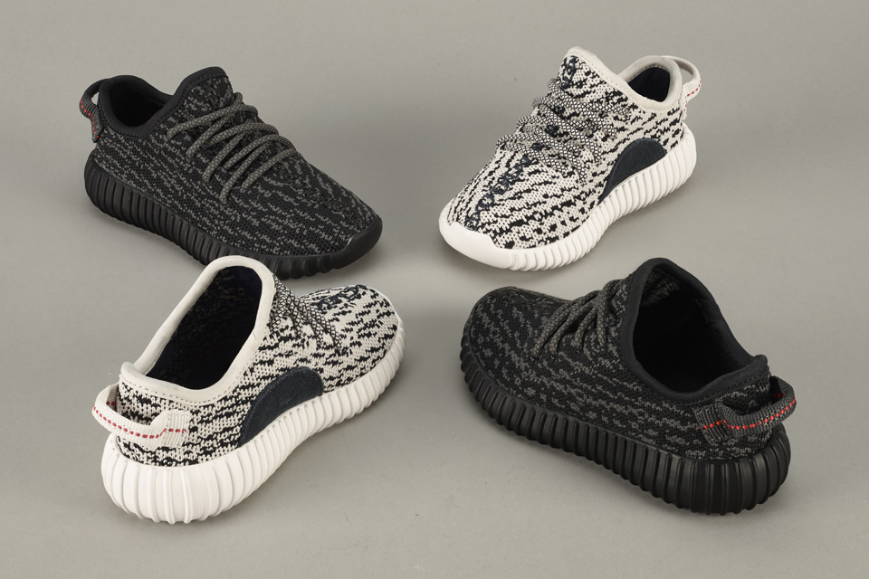 adidas Yeezy Boost 350 Infant “Pirate Black” and “Turtle Dove”