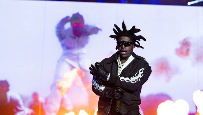 Kodak Black performs during Rolling Loud at NOS Events Center