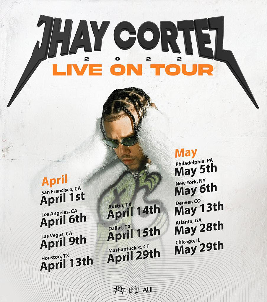 A flyer for Jhay Cortez&#x27;s tour is pictured